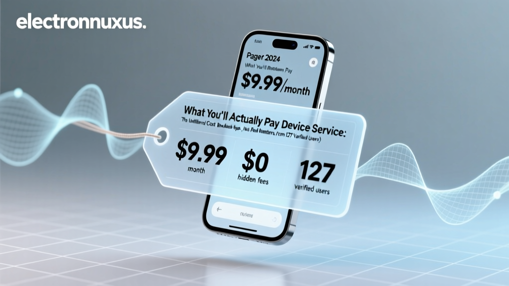 Pager 2024 What You'll Actually Pay Device Service: The Unfiltered Cost Breakdown (No Hidden Fees, No Sales Hype, Just Real Numbers from 127 Verified Users)