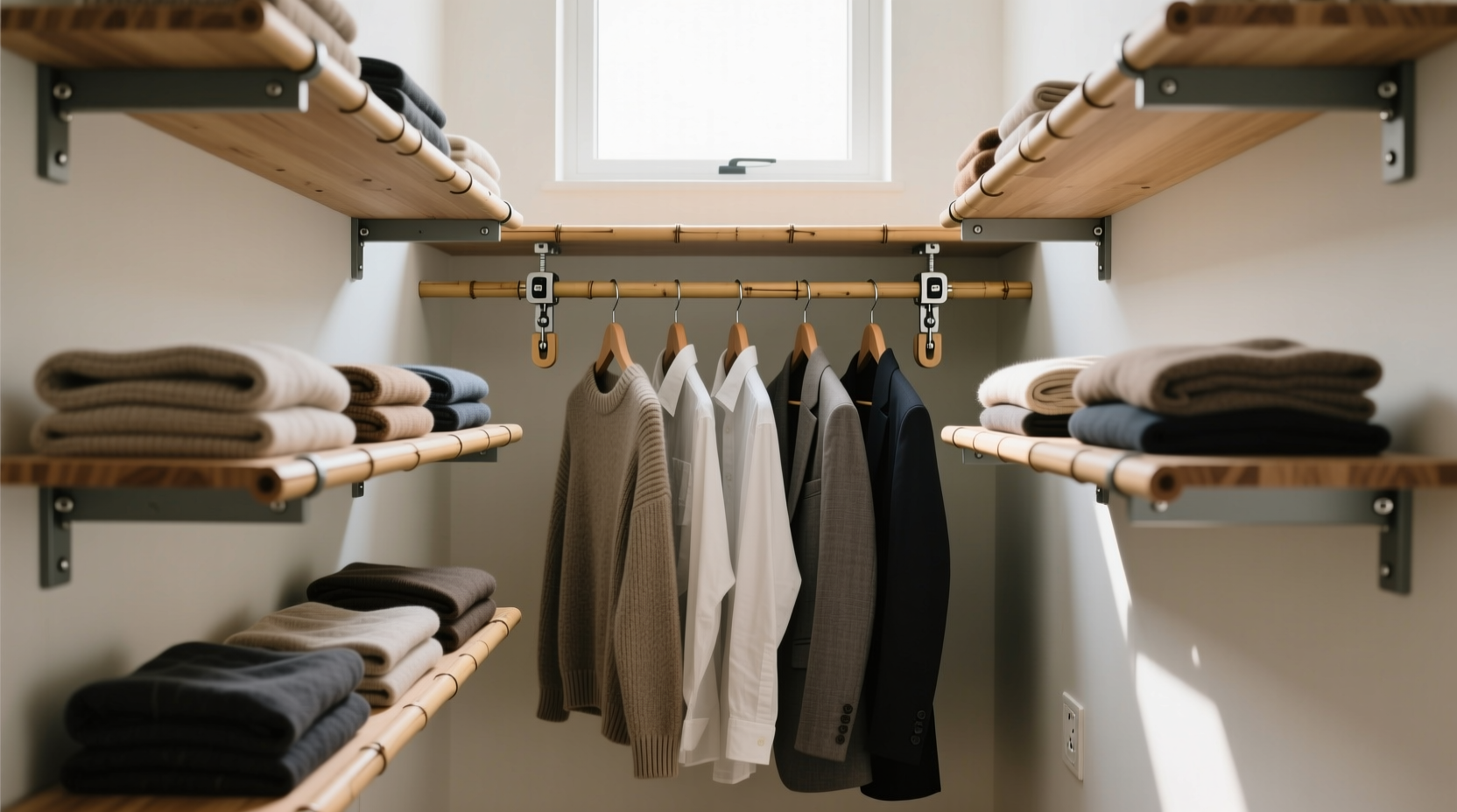 closet organization tips for no outlets