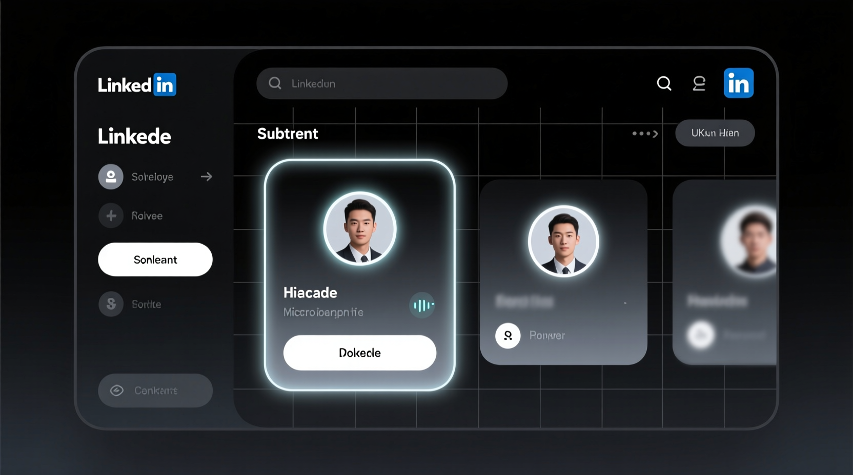 enable the new dark mode to make linkedin marginally le