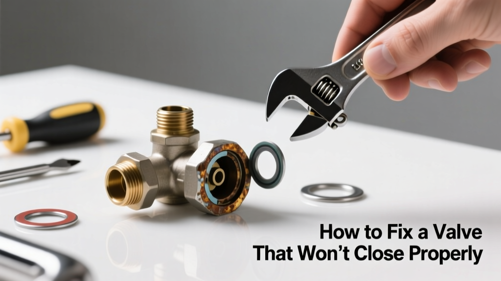 How to Fix a Valve That Won’t Close Properly
