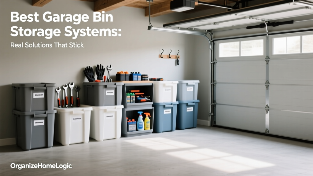 Best Garage Bin Storage Systems: Real Solutions That Stick