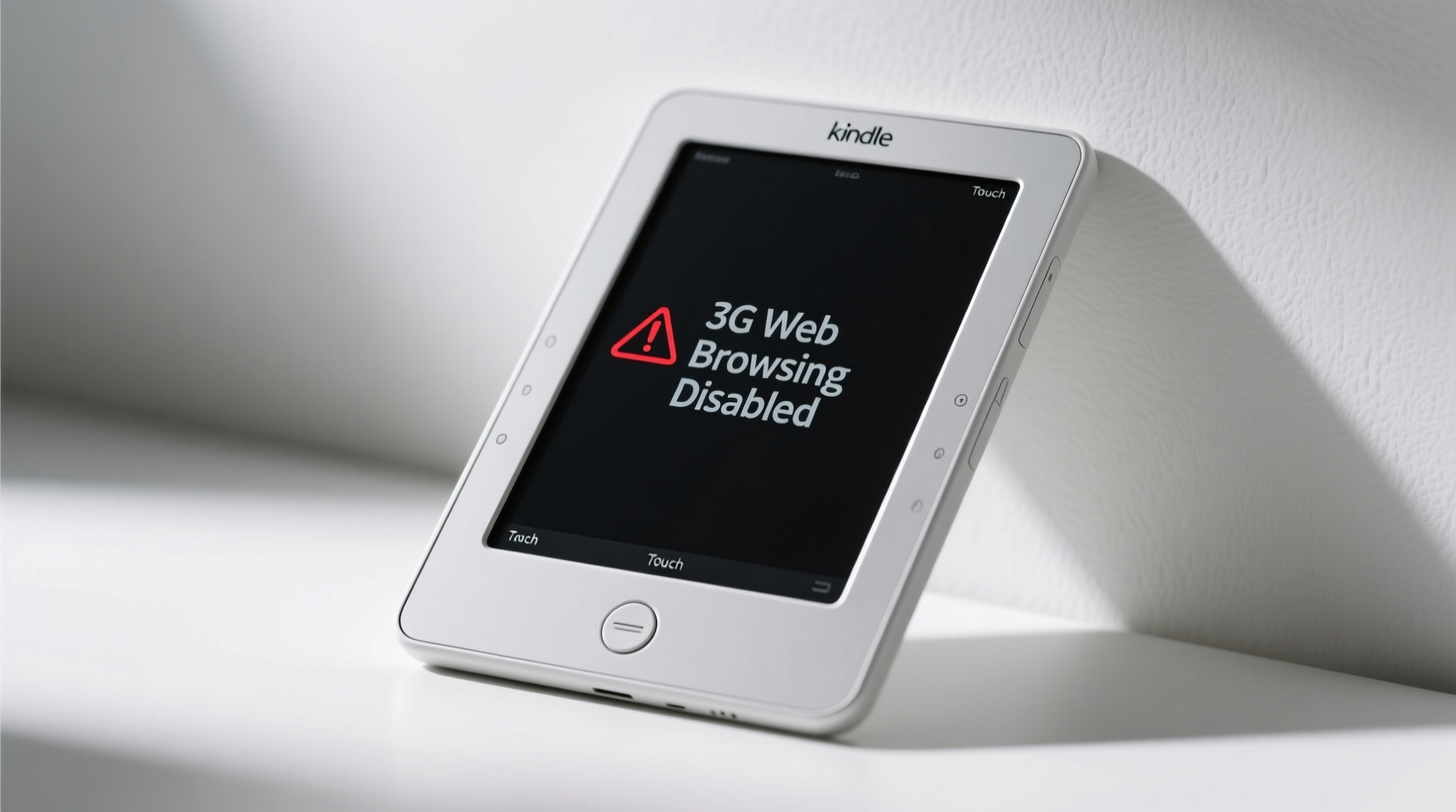 kindle touch disables 3g web browsing