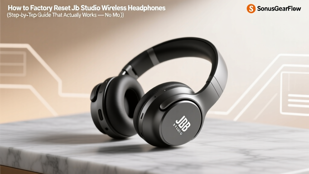 Factory Reset JLab Studio Headphones (2026)