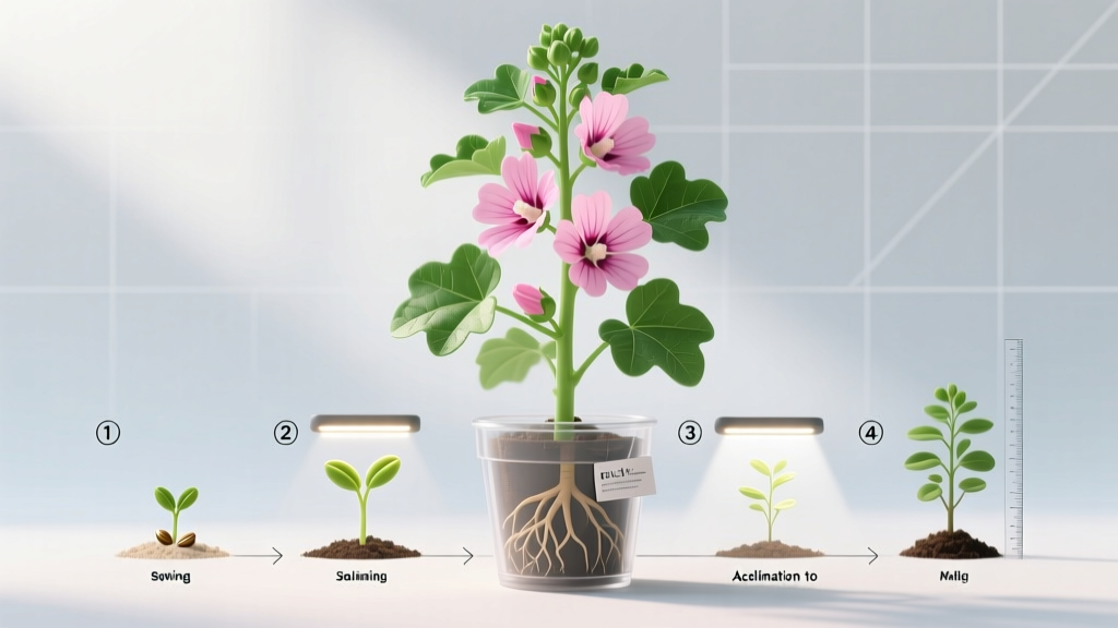 Malva Propagation in Bright Light: Science-Backed Method