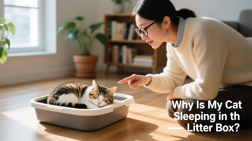 Why Is My Cat Sleeping in the Litter Box? A Cat Behaviorist Gives Us the Scoop
