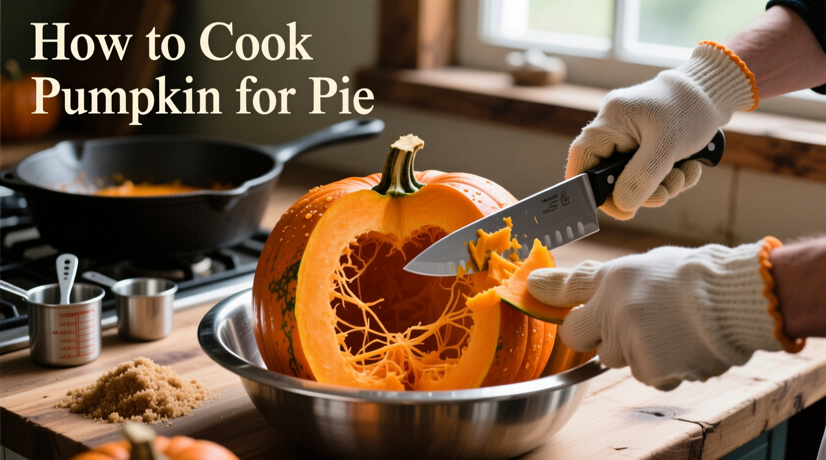 how do you cook a pumpkin for pie