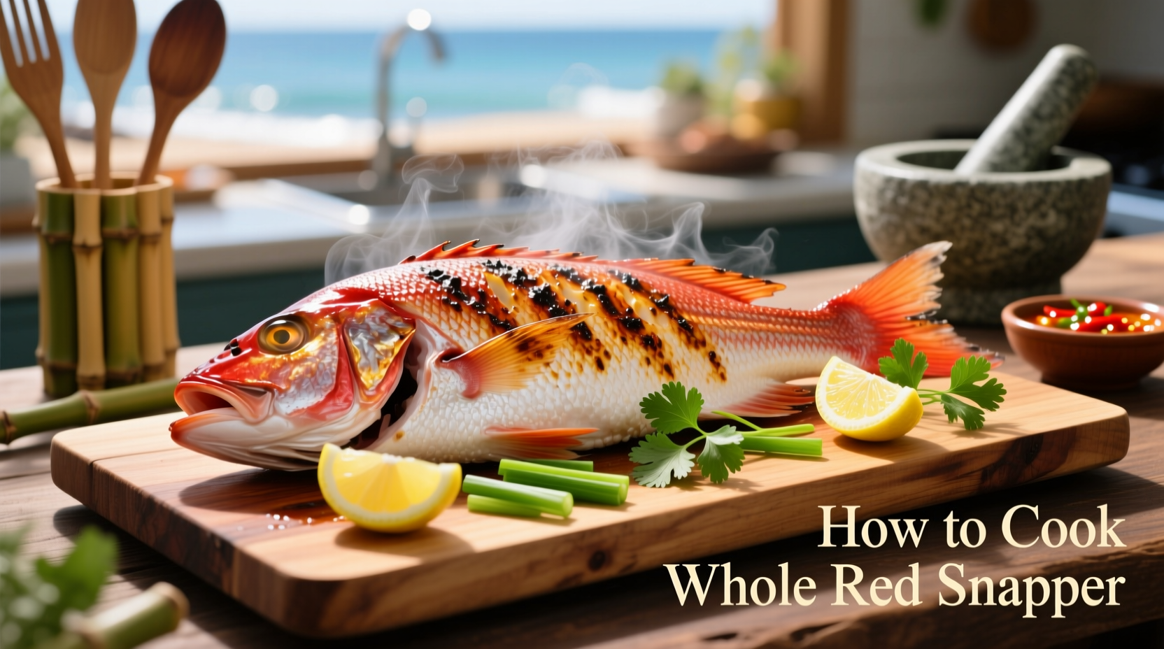 how to cook whole red snapper