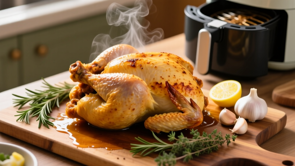 How to Cook 3lb Chicken in an Air Fryer (Crispy & Juicy!)