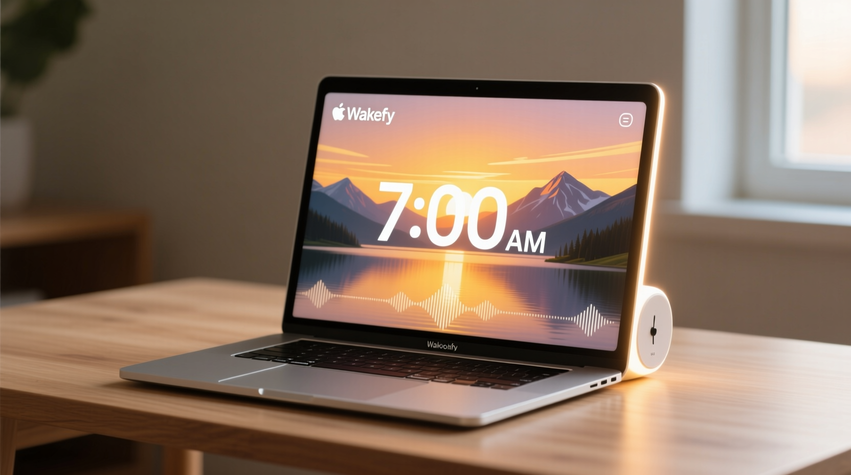 turn your macbook into an alarm clock with wakefy