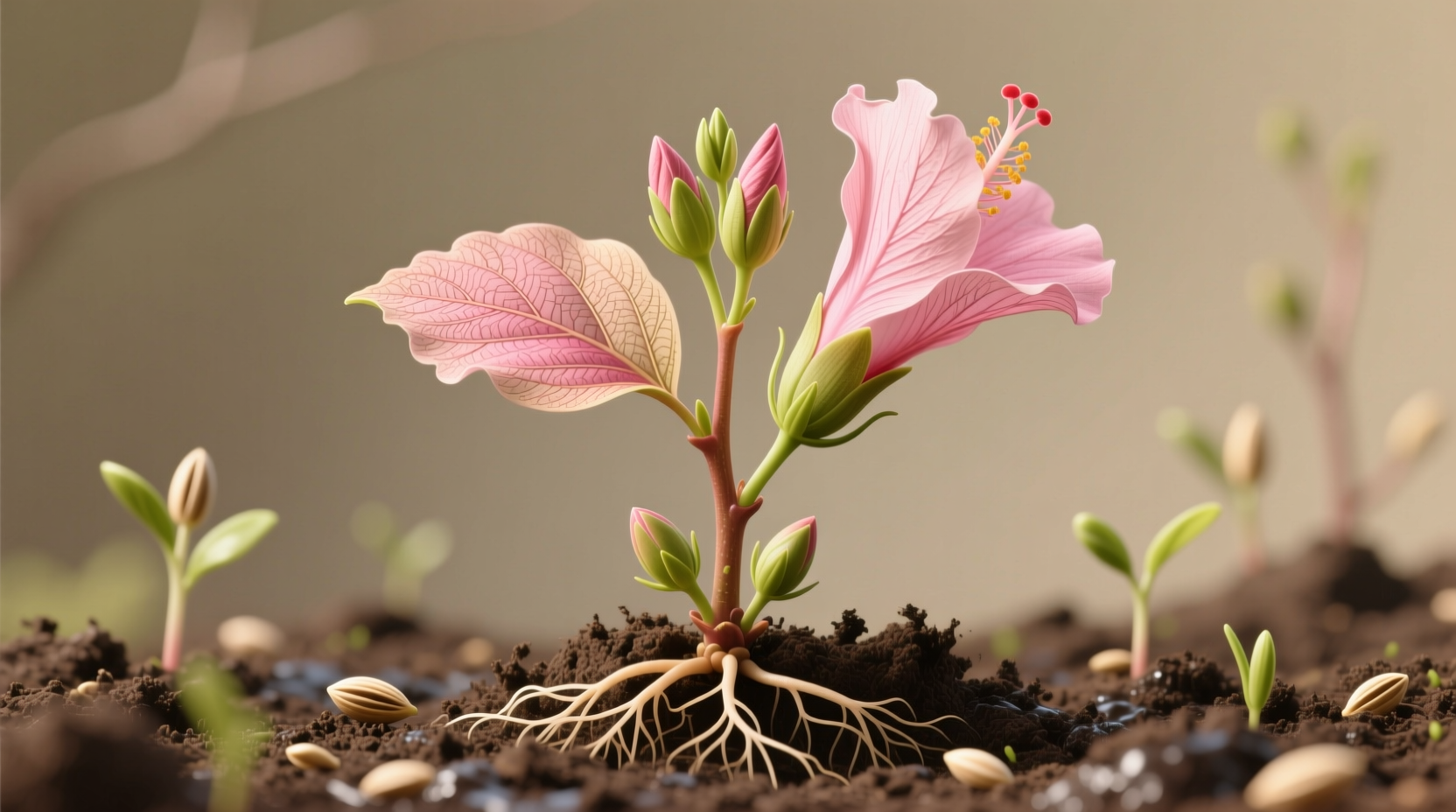 when do hibiscus start to grow