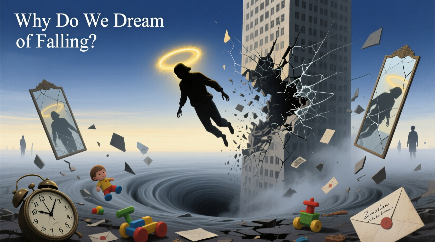 why do we dream about falling causes and psychological meaning