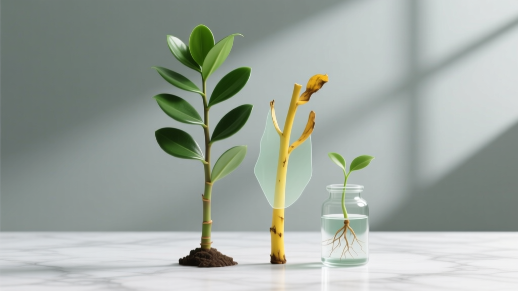 Can You Propagate ZZ Plant Stems With Yellow Leaves?
