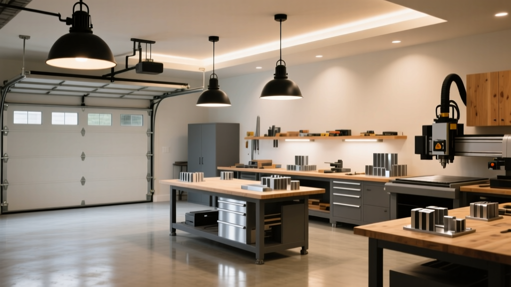 Garage Workshop Lighting: 1800 Lumen/Sq Ft Guide