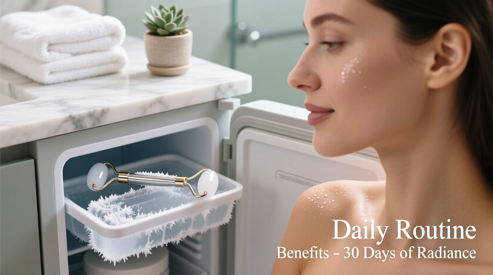 are facial ice rollers worth storing in the freezer daily routine benefits