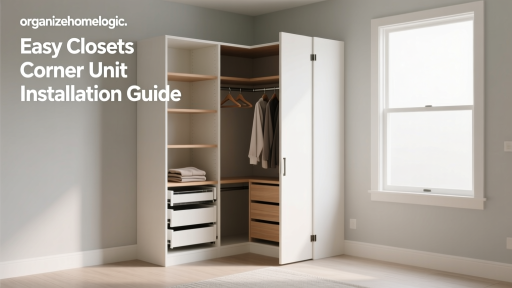 Easy Closets Corner Unit Installation Guide