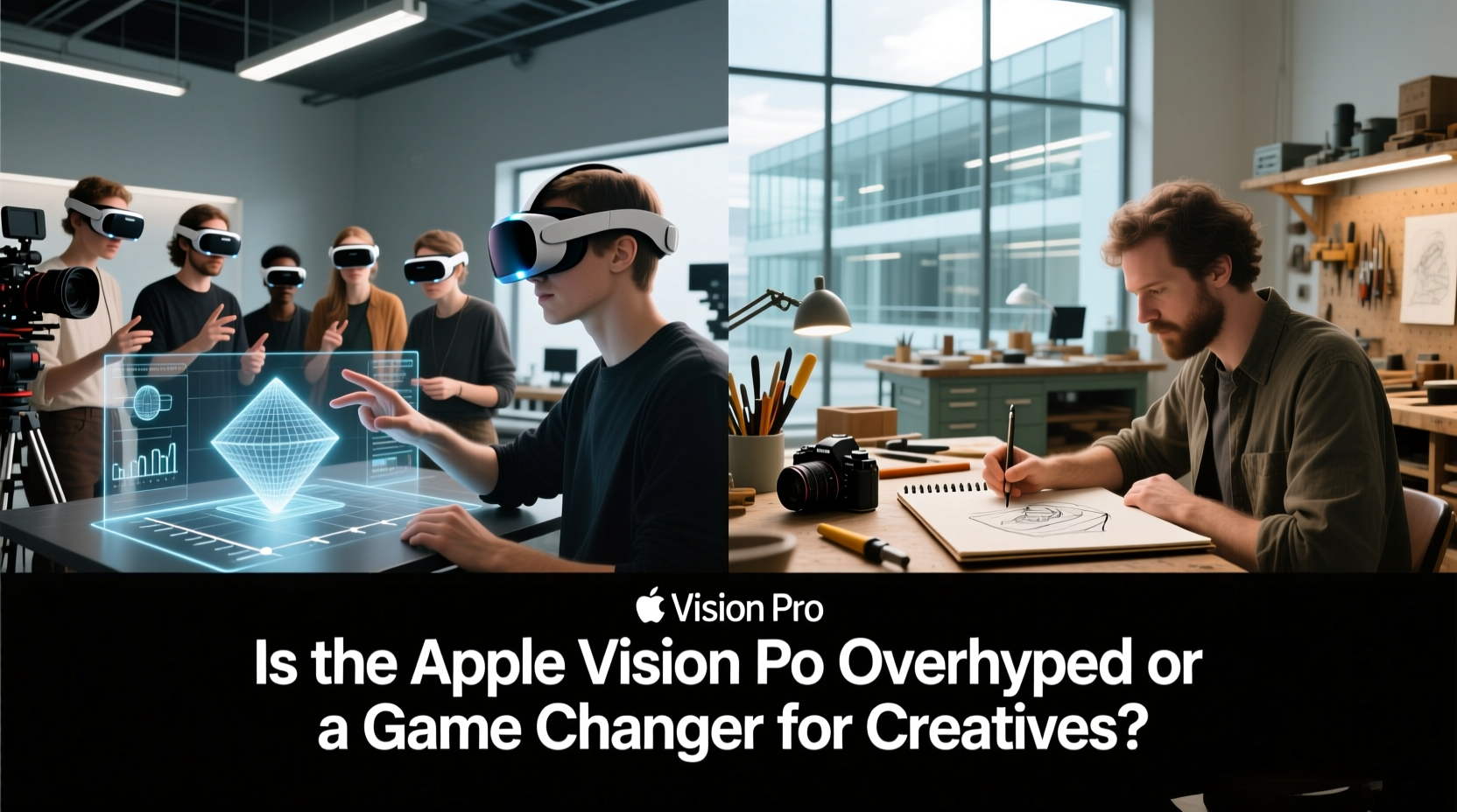 is the apple vision pro overhyped or a game changer for creatives