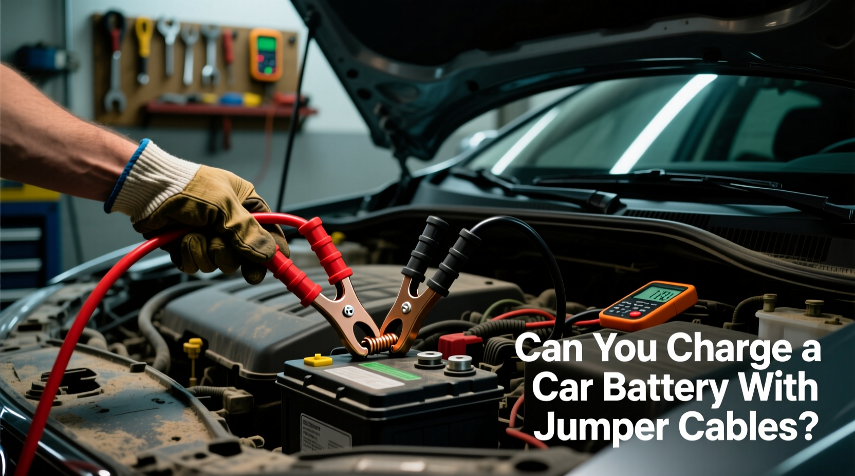 can you charge a car battery with jumper cables