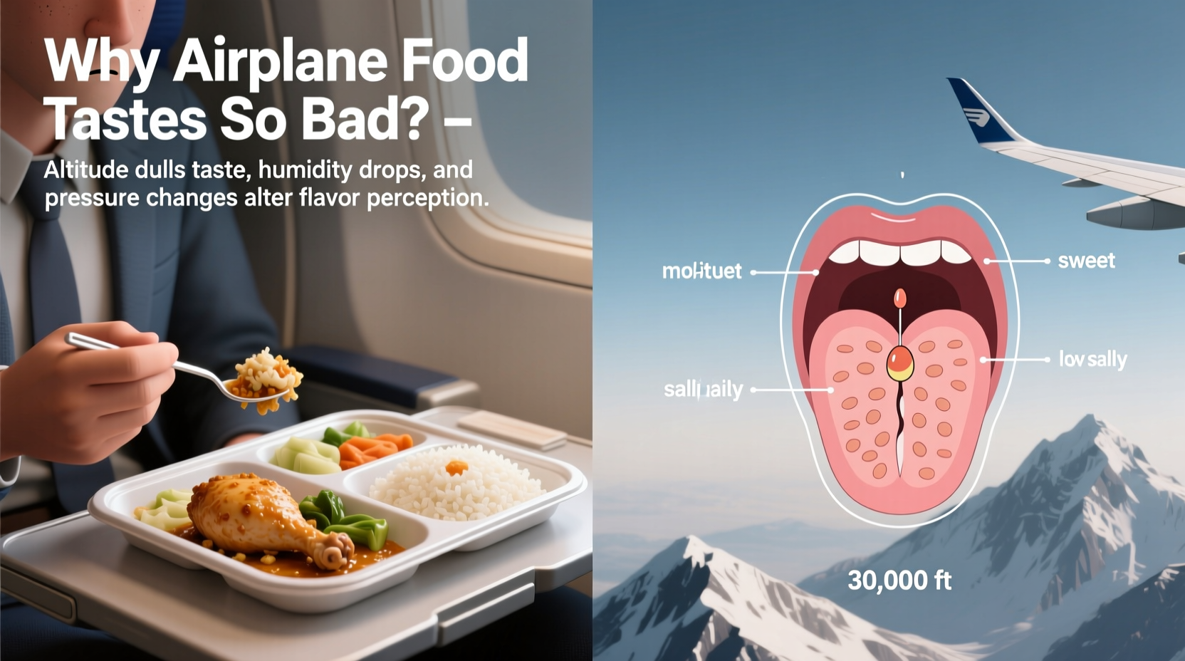 why is airline food so bad does altitude affect taste buds