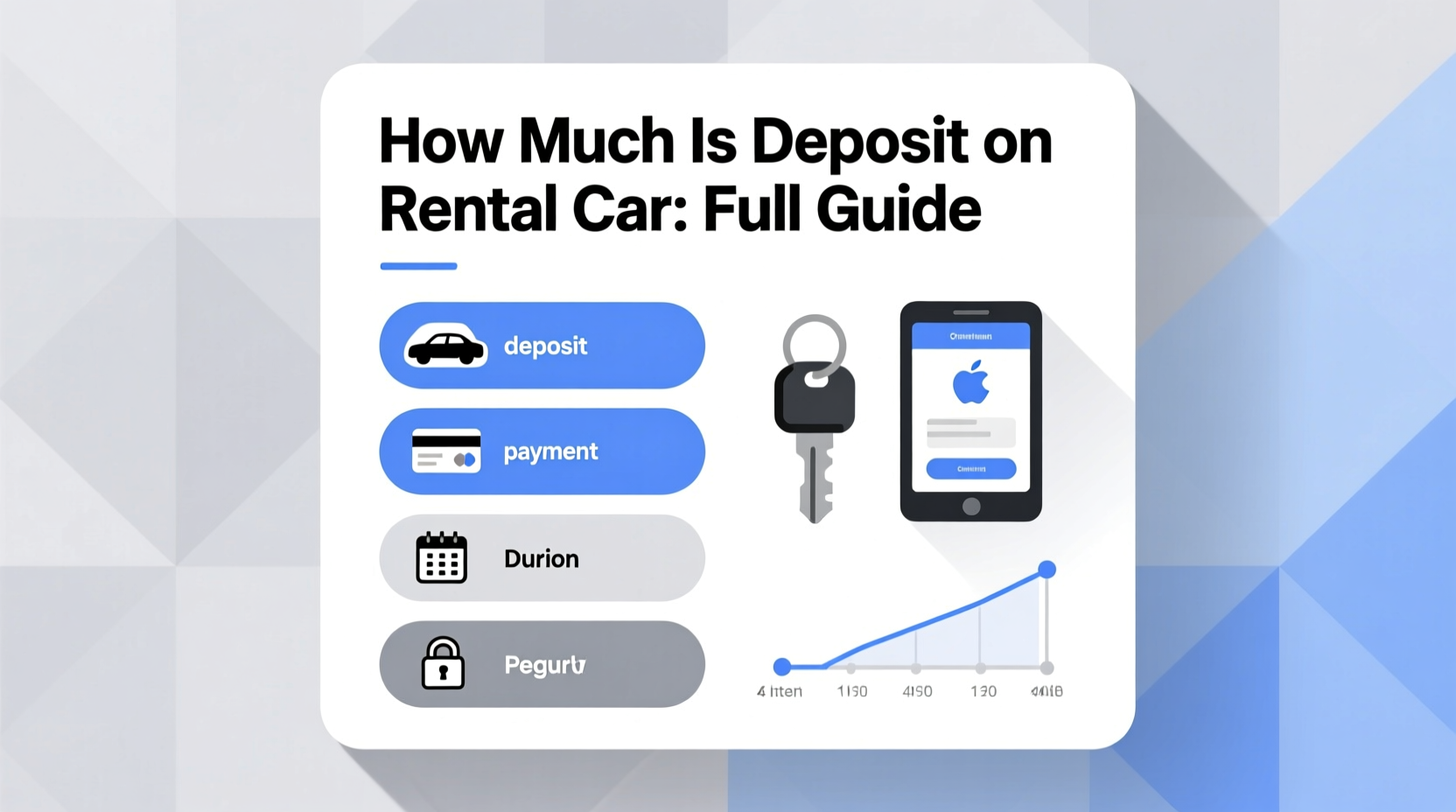 how much is deposit on rental car