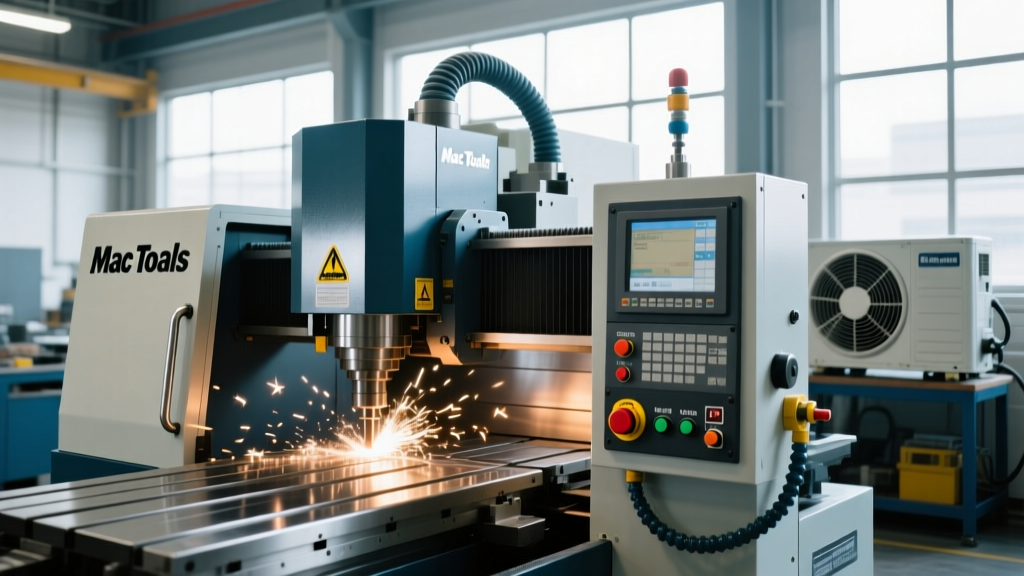 E-Stop Maintenance: CNC Mills & Mac Tools Air Conditioning Machine