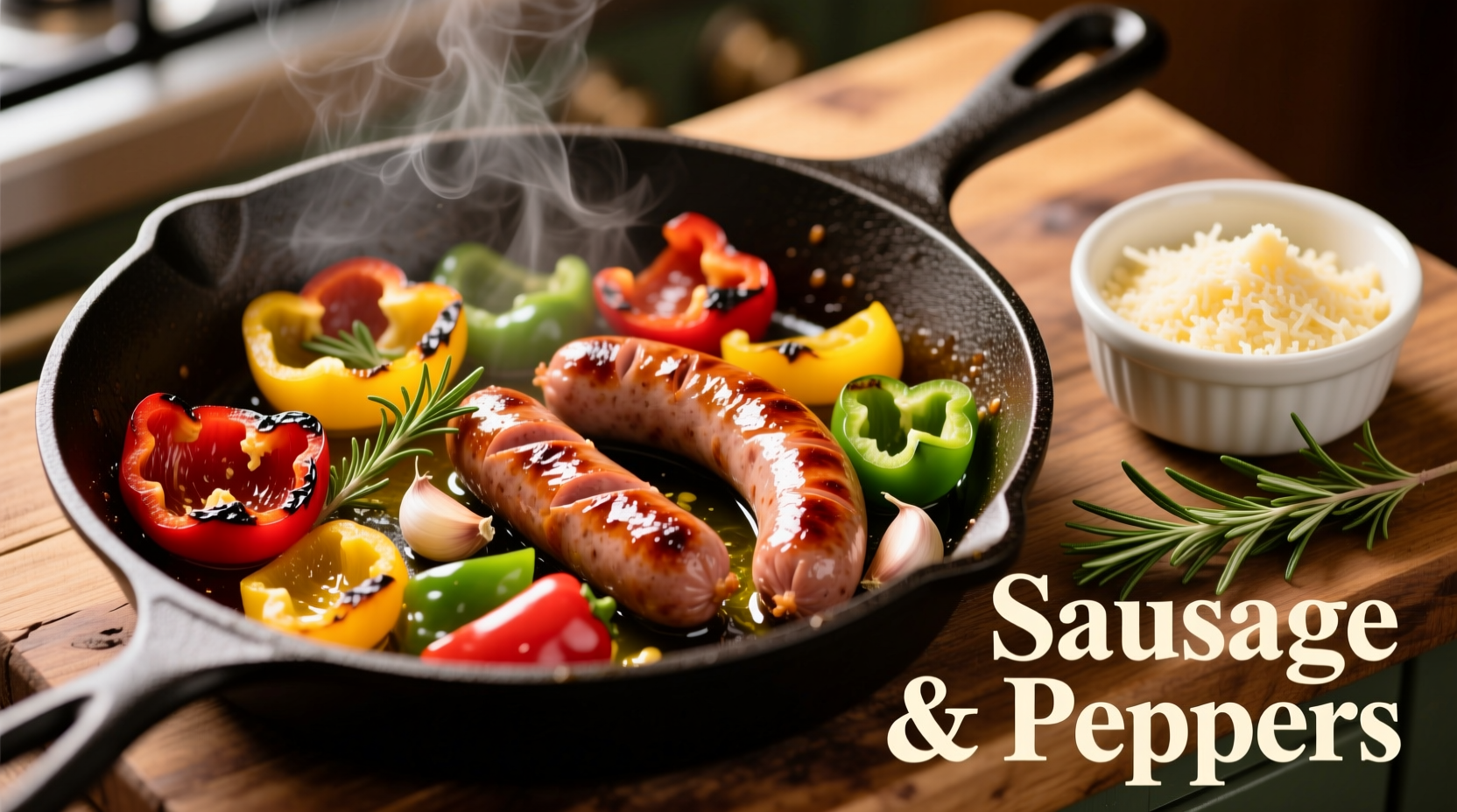 how to cook sausage and peppers