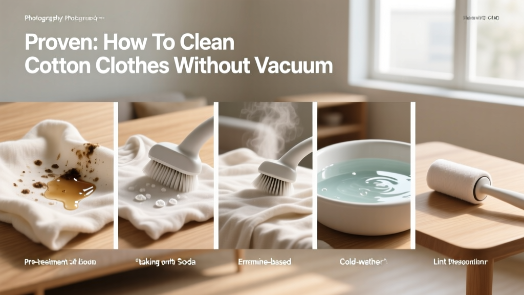 Proven: How To Clean Cotton Clothes Without Vacuum