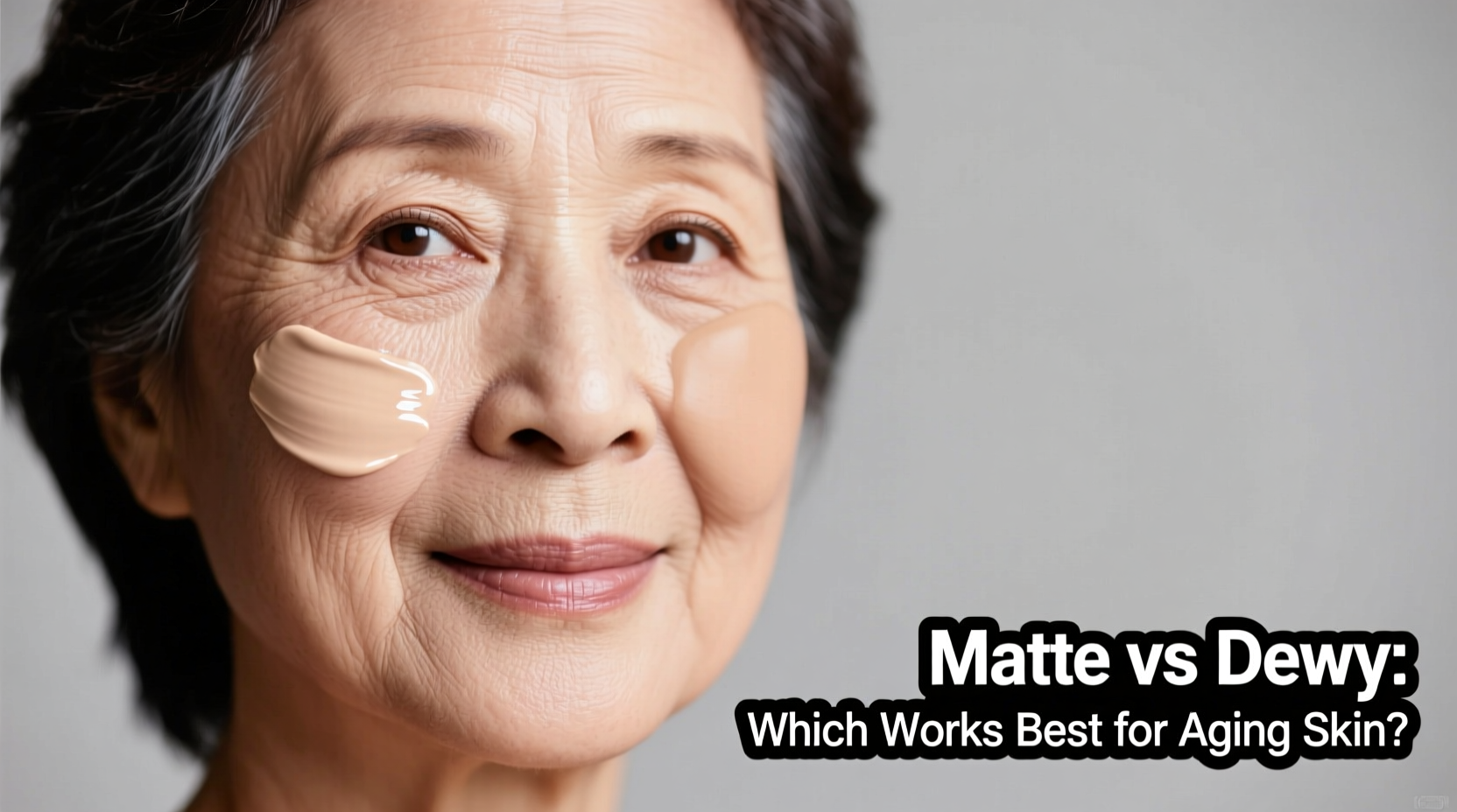 matte vs dewy foundation which is better for aging skin