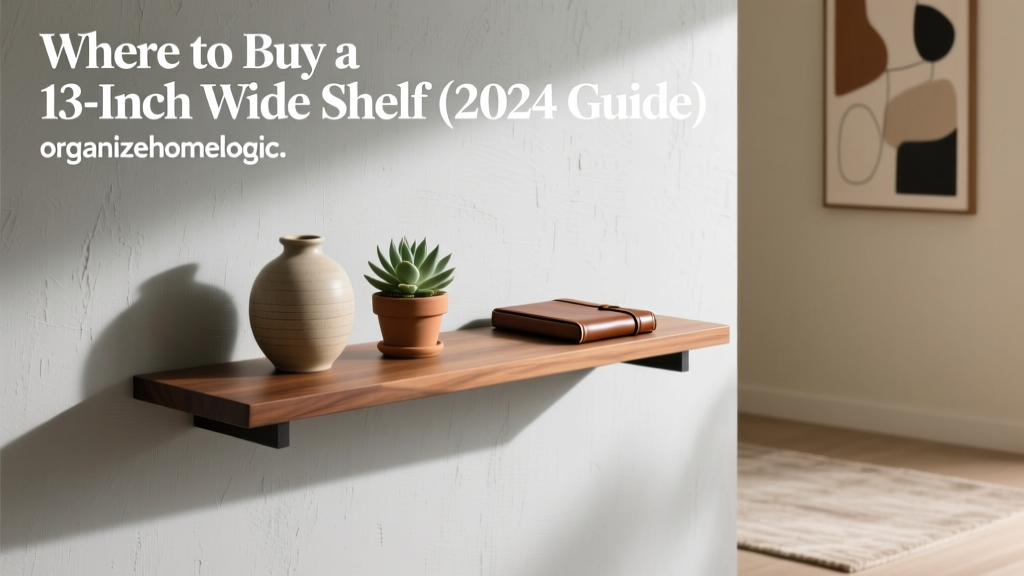 Where to Buy a 13-Inch Wide Shelf (2024 Guide)