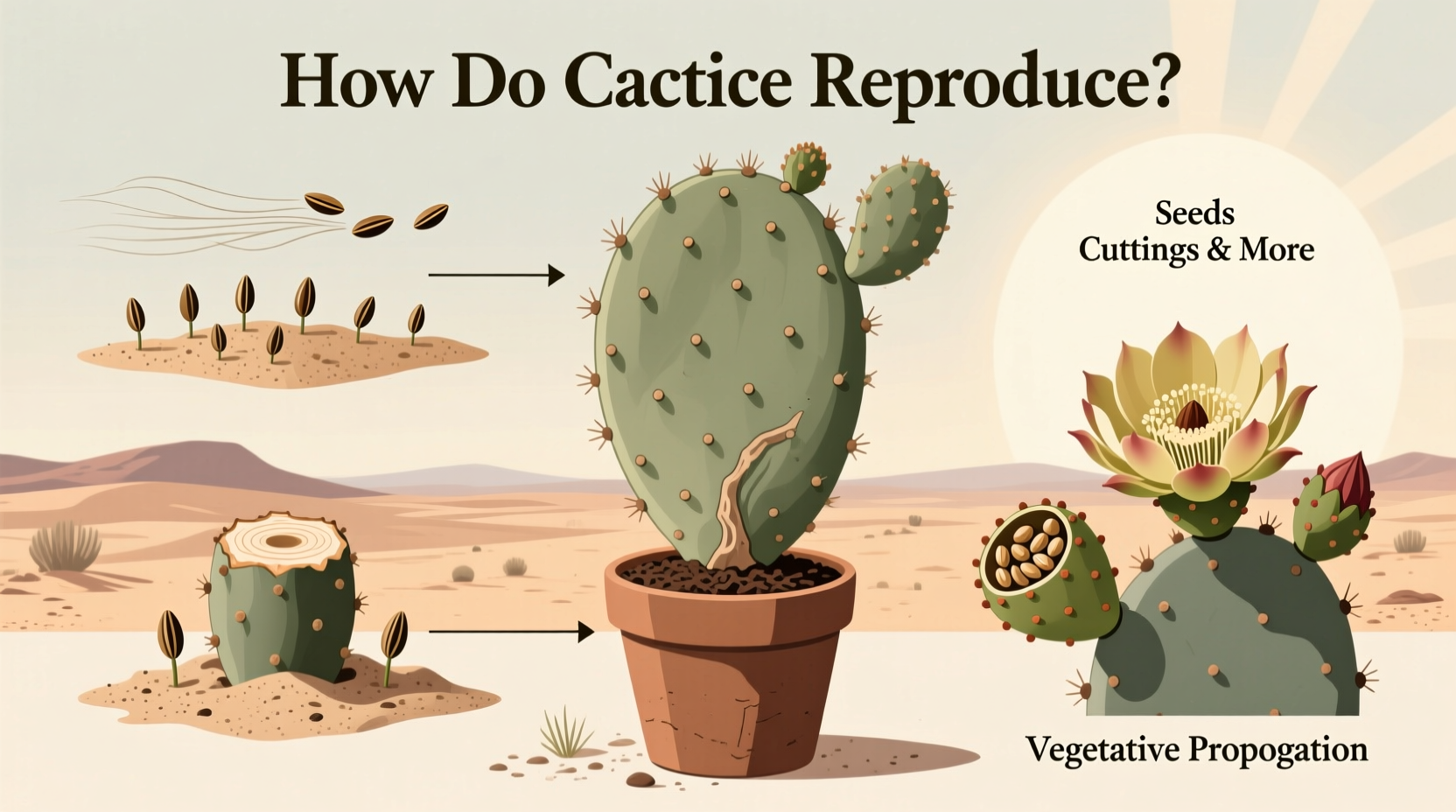 5 Ways Cacti Reproduce | TheHomeSprouts