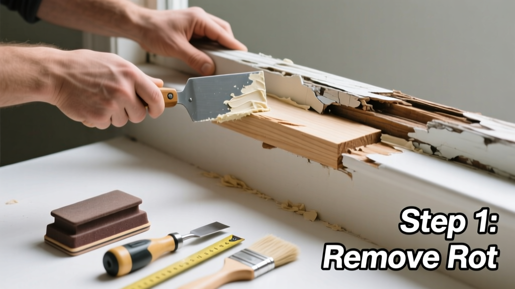 Fixing Rotted Kitchen Window Trim: Step-by-Step Repair
