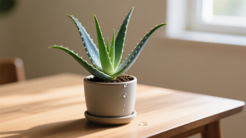 Watering Small Indoor Aloe Vera Plants (2026)