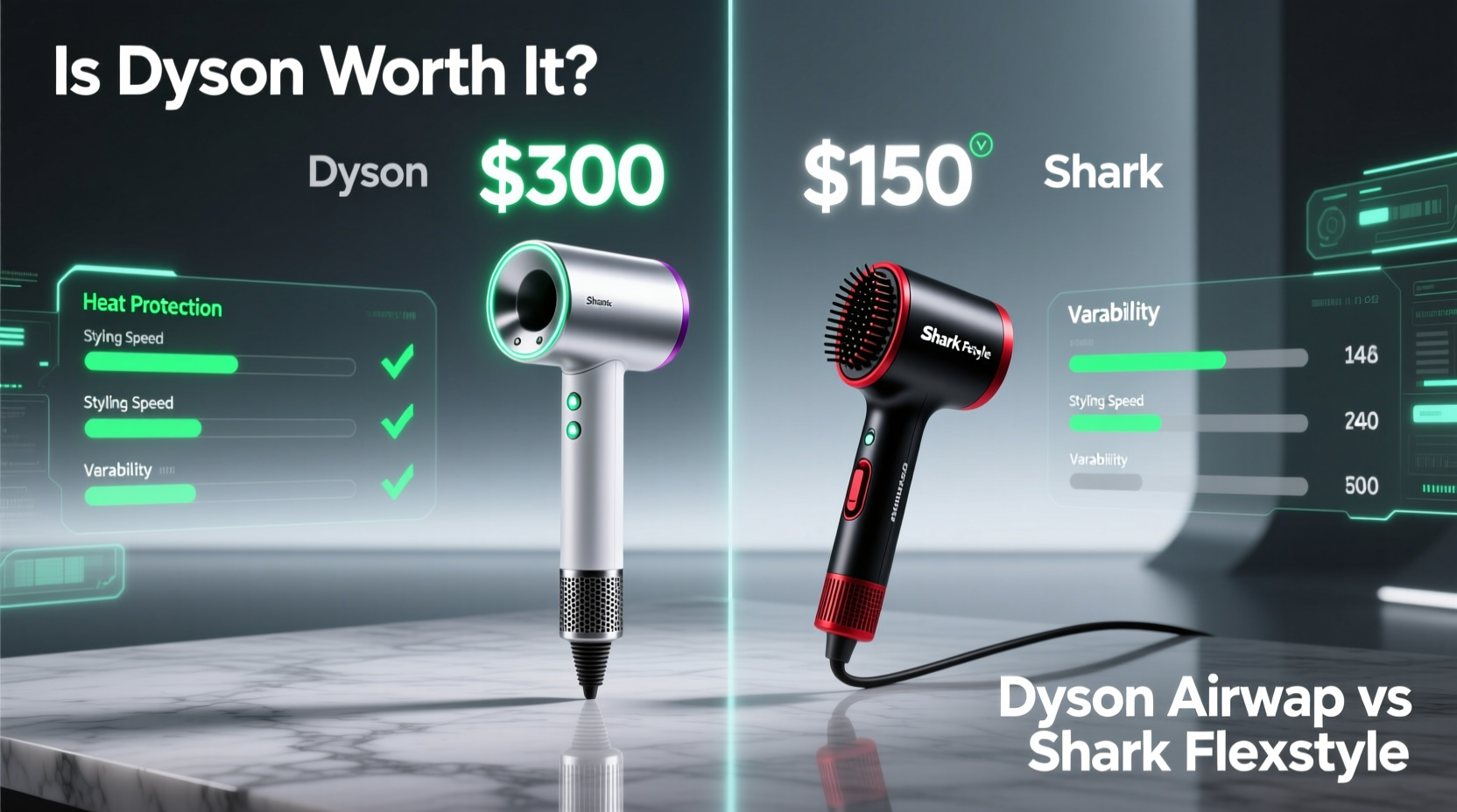 shark flexstyle vs dyson airwrap is the dyson really worth the extra rent money