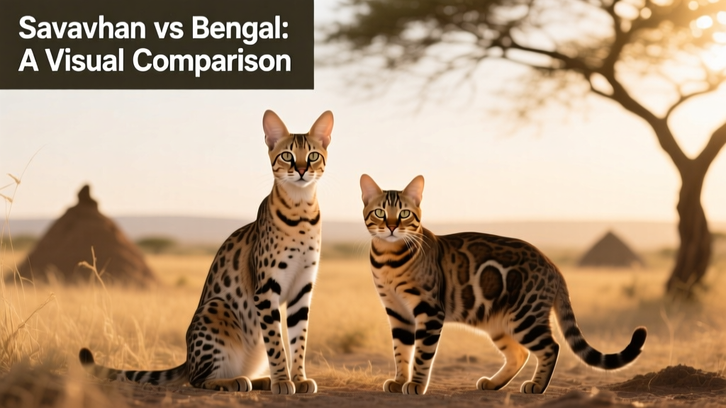 Savannah Cat vs Bengal Cat: Visual Differences & Overview