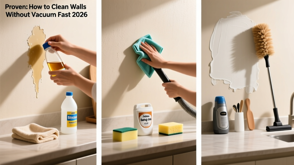 Proven: How to Clean Walls Without Vacuum Fast 2026