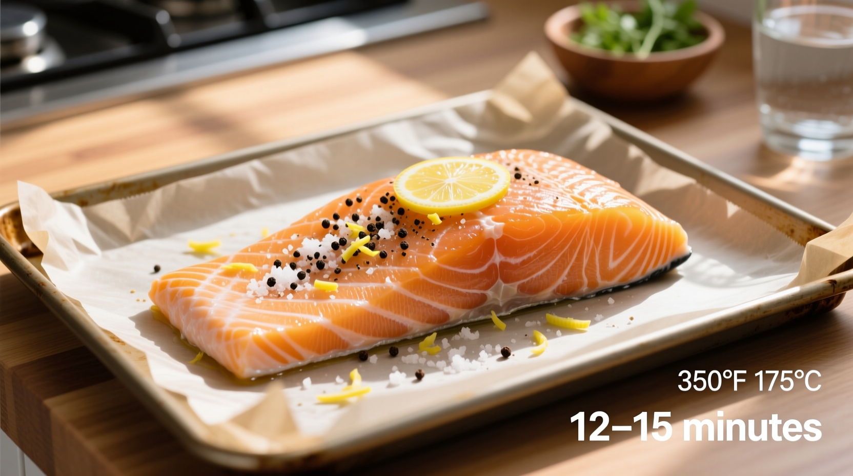 cook salmon at 350 for how long