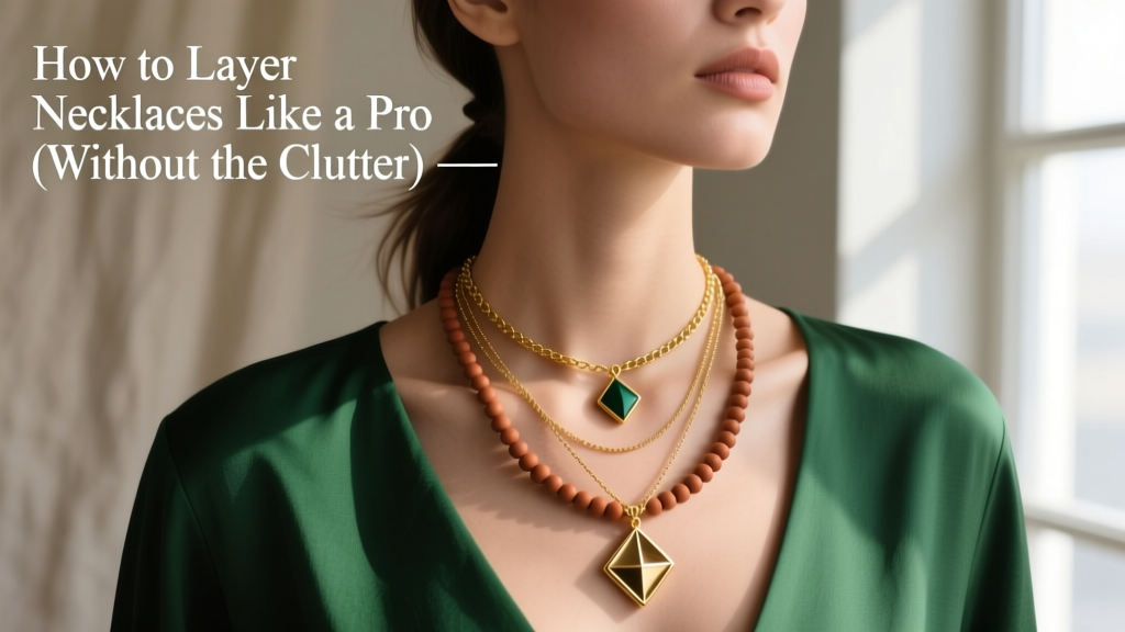 How to Layer Necklaces Like a Pro (Without the Clutter)