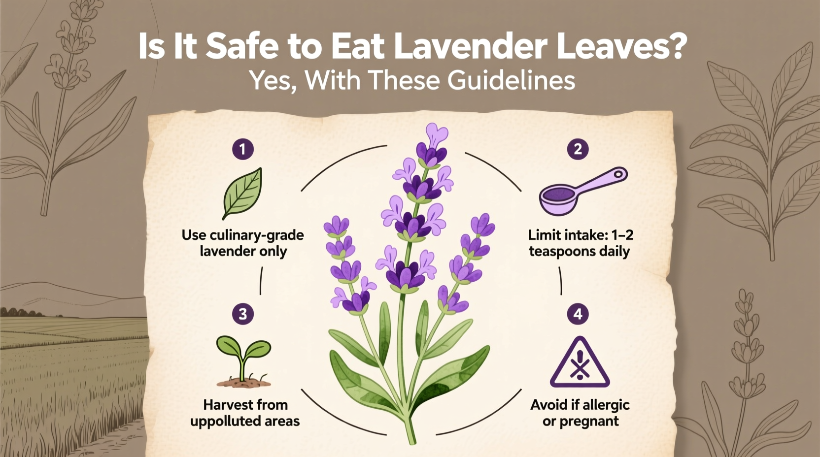 5 Ways to Eat Lavender Safely | TheHomeSprouts