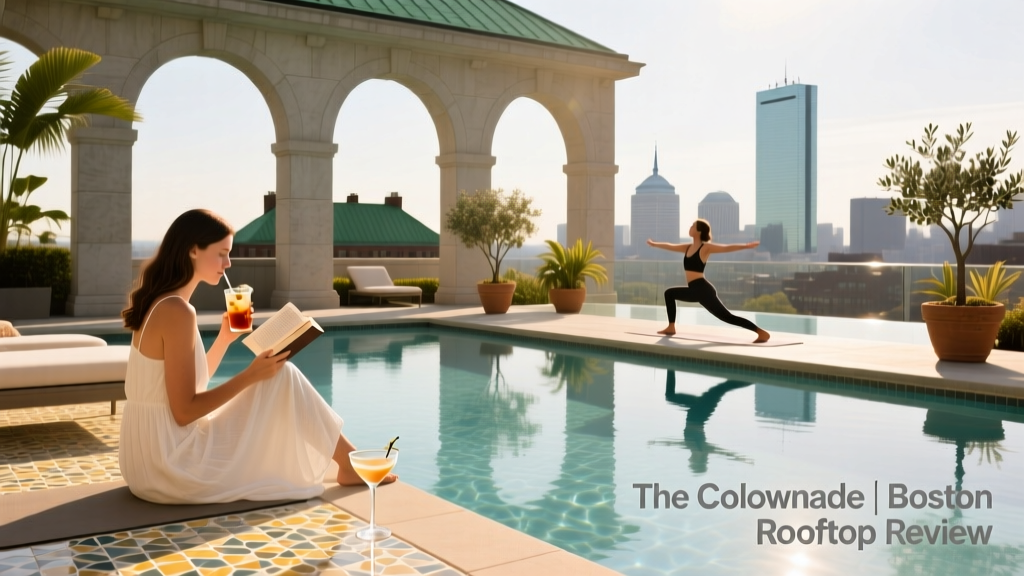 Boston Rooftop Pool Review: A Day at The Colonnade Hotel’s Skyline Oasis