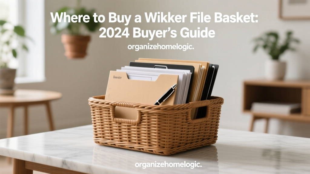 Where to Buy a Wicker File Basket: 2024 Buyer’s Guide