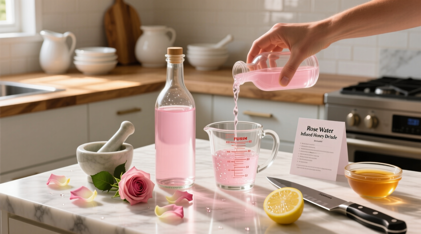 how to use rose water in the kitchen