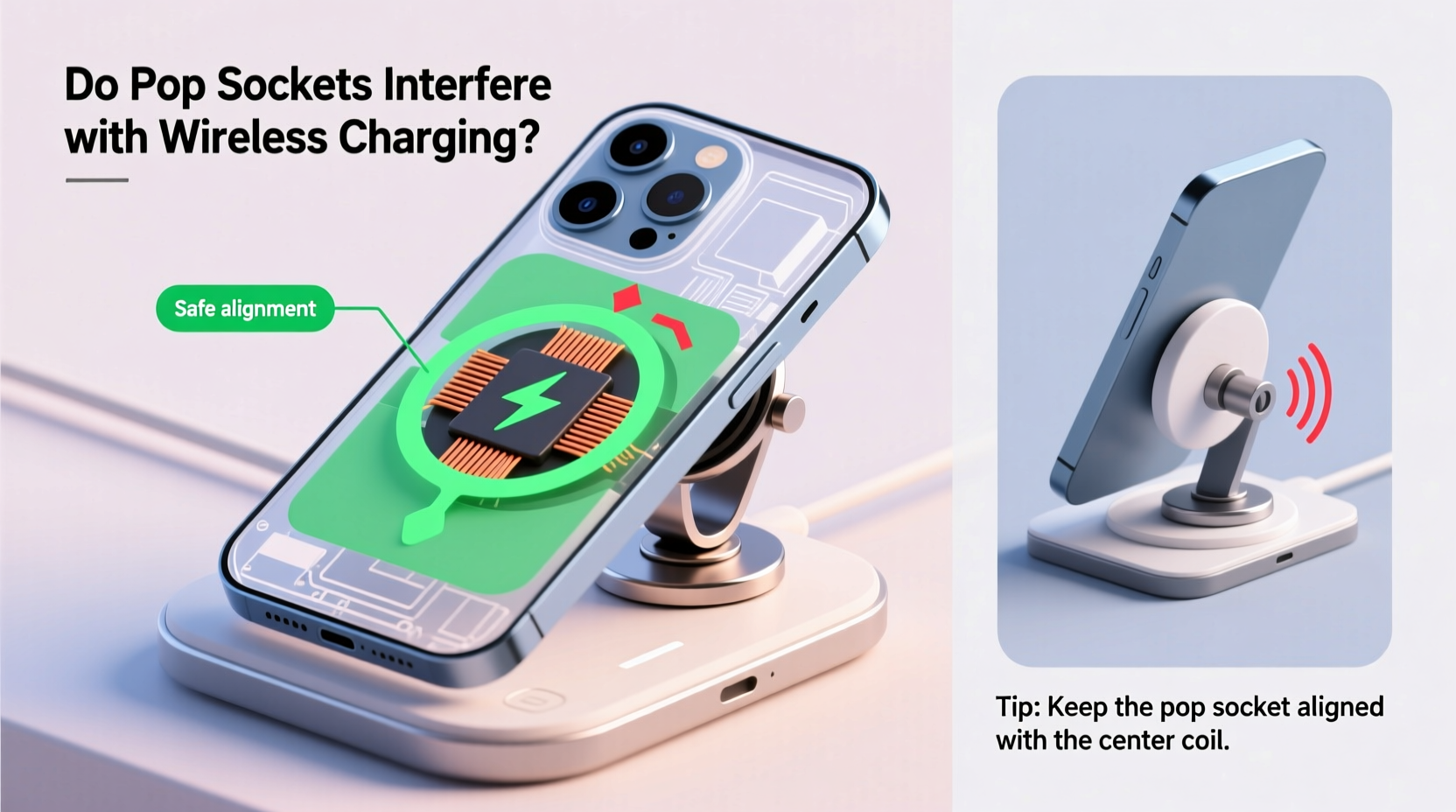 do pop sockets interfere with wireless charging compatibility guide
