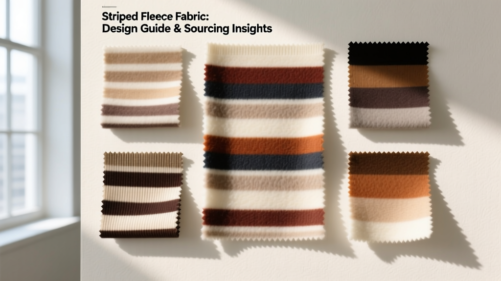 Striped Fleece Fabric: Design Guide & Sourcing Insights
