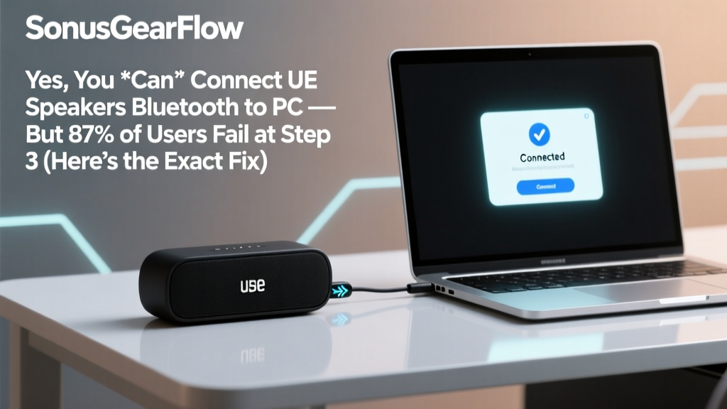 UE Speakers Bluetooth to PC: Fix Connection Issues