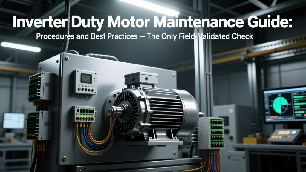 Inverter Duty Motor Maintenance Guide