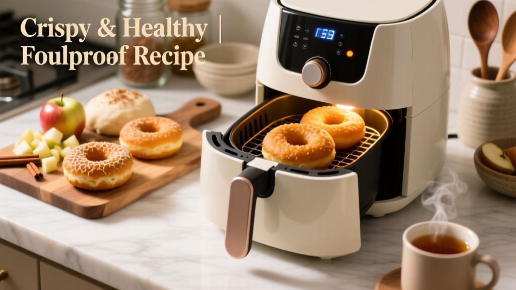 Air Fryer Apple Donuts: Crispy, Healthy & Foolproof