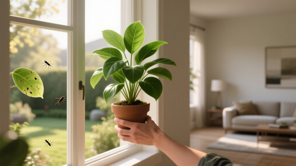 How to De-Bug Outdoor Plants Before Bringing Indoors