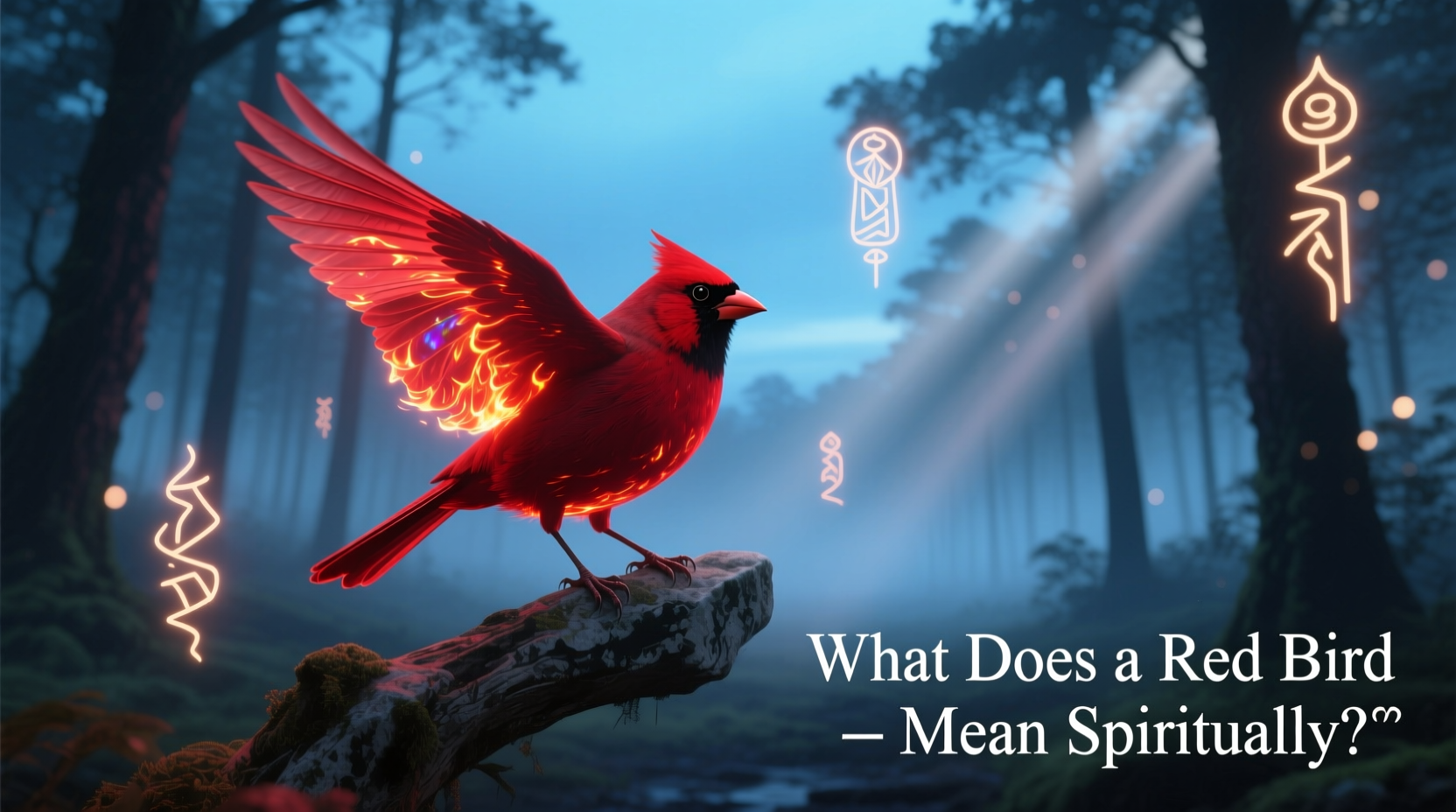 what does a red bird mean spiritually