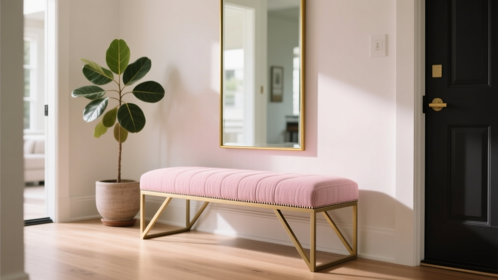 Where to Find a Pink Entryway Bench (Safely & Stylishly)