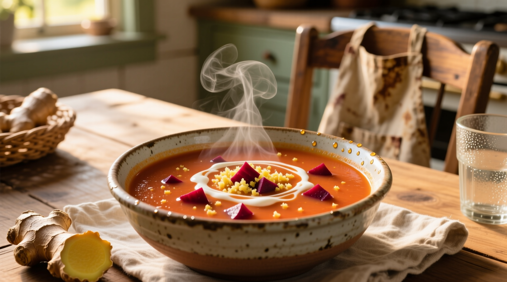 gingery beet soup
