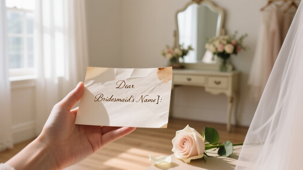Bridesmaid Letter Templates (2026)